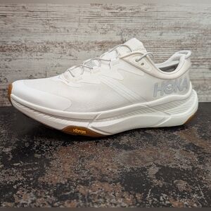 Womens Hoka One One Transport Athletic Shoes Sz 11 Used White Mesh Vibram